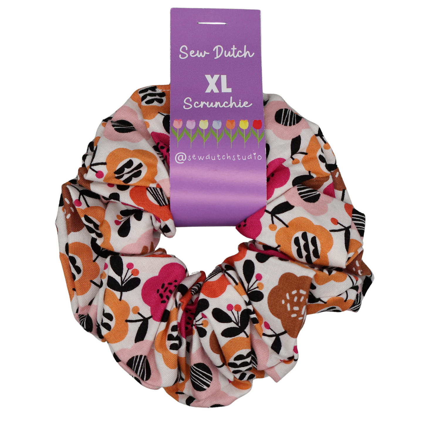 XL Autmn florals scrunchie