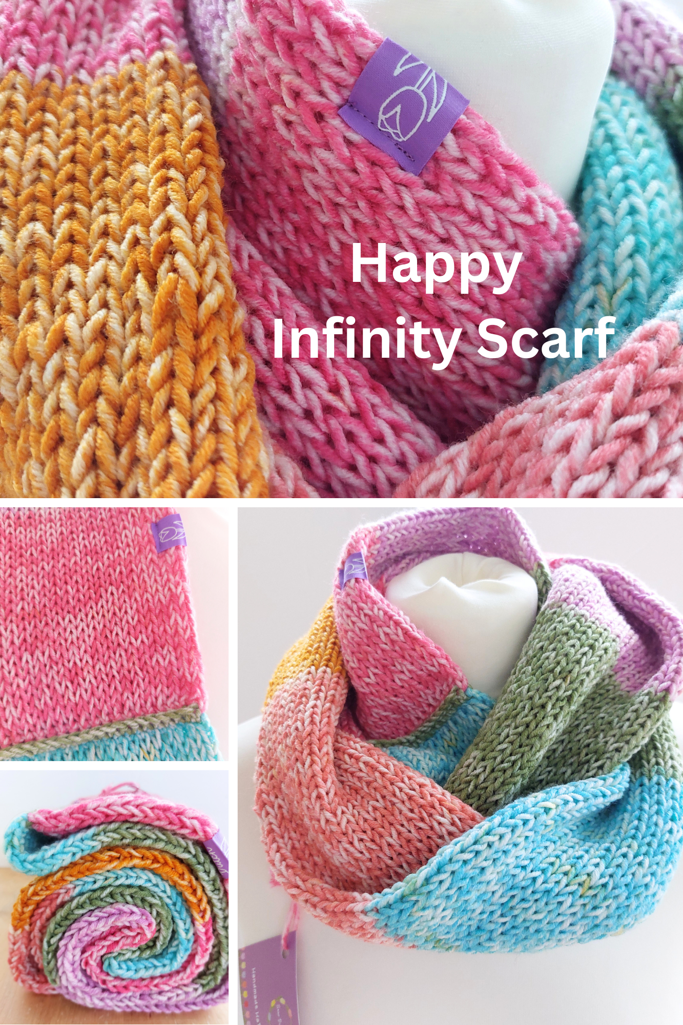 Happy Infinity Scarf