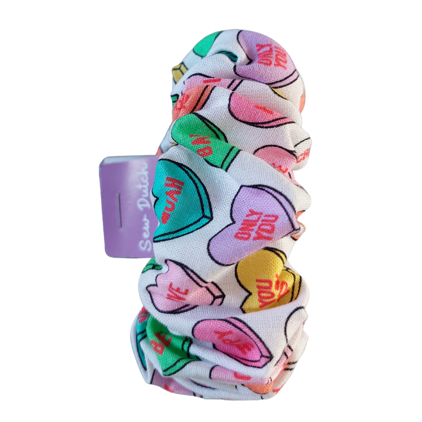 Wide elastic love hearts