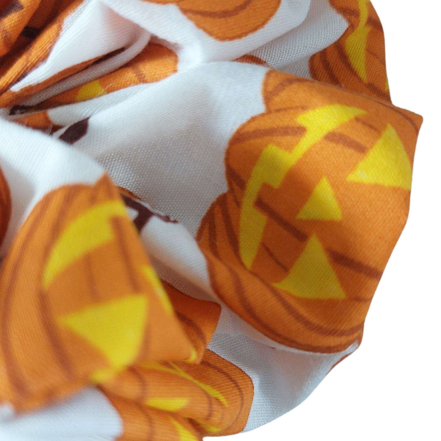 XL Halloween Pumpkin Scrunchie