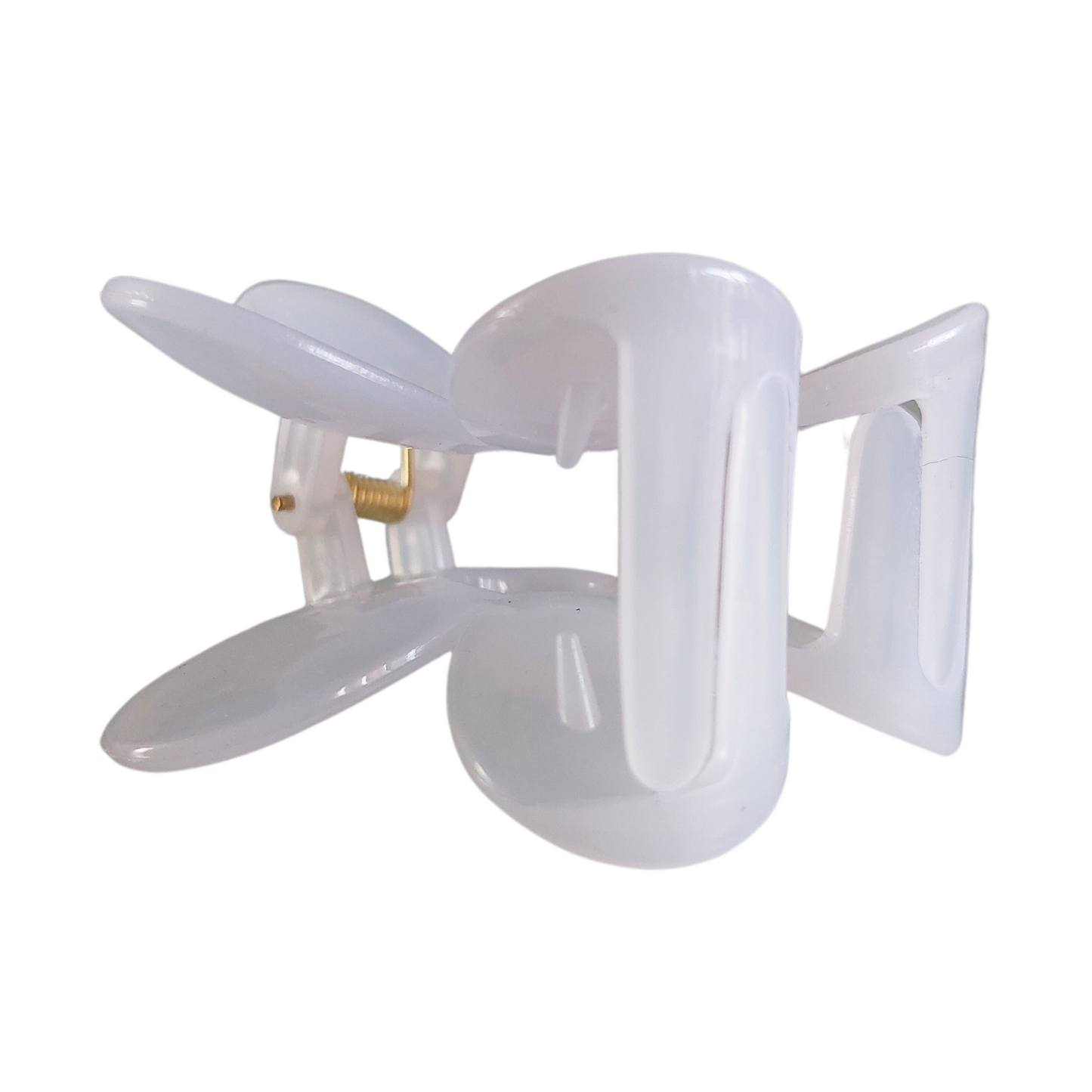 White Translucent Daisy Hair Claw