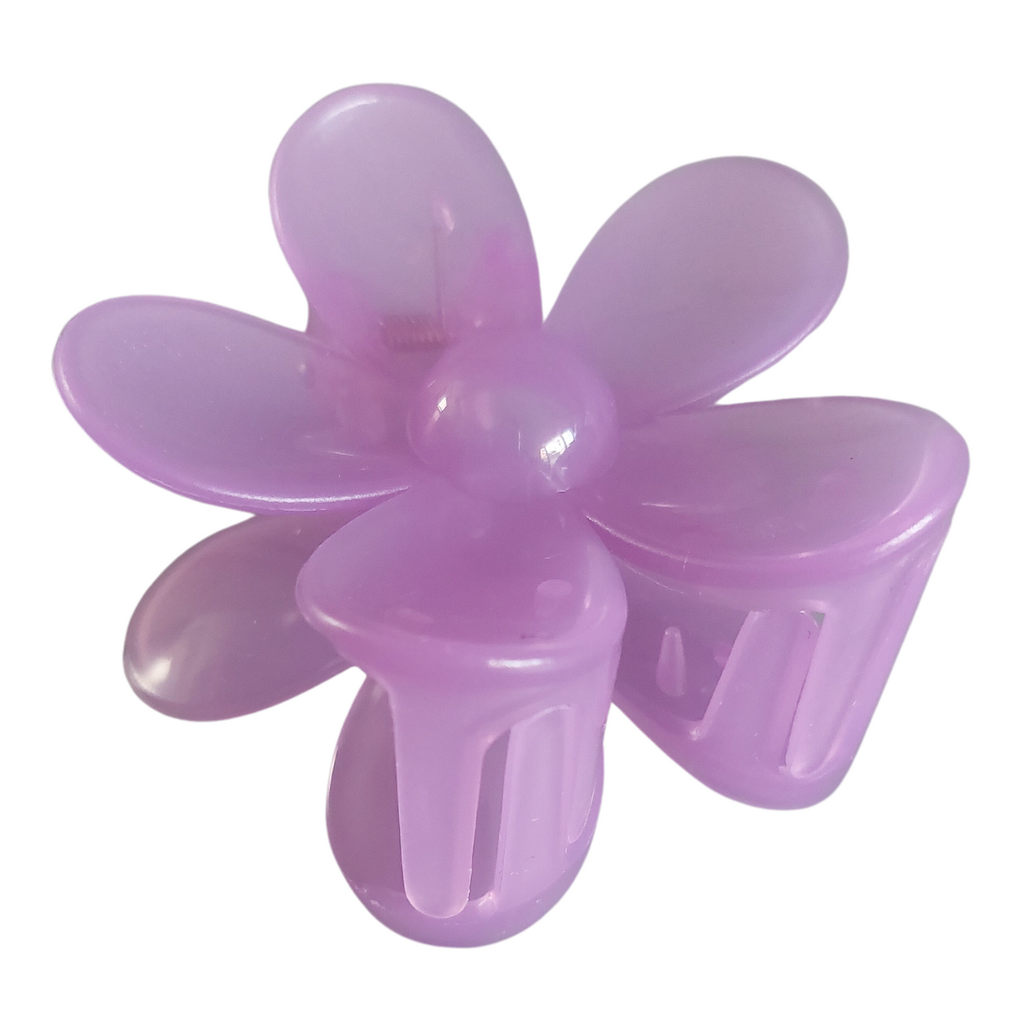 Lilac Translucent Daisy Hair Claw