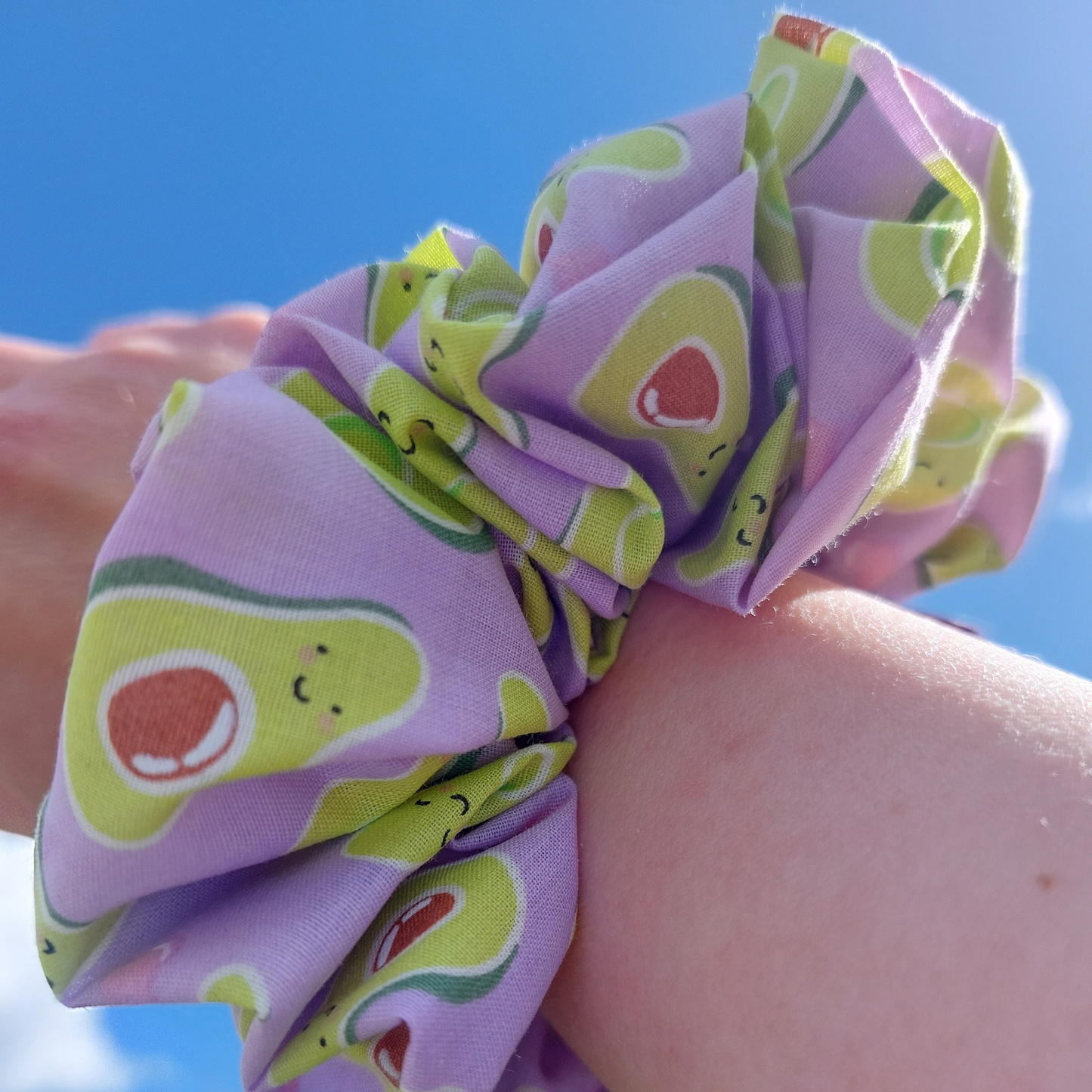 XL Avocado Lilac Scrunchie