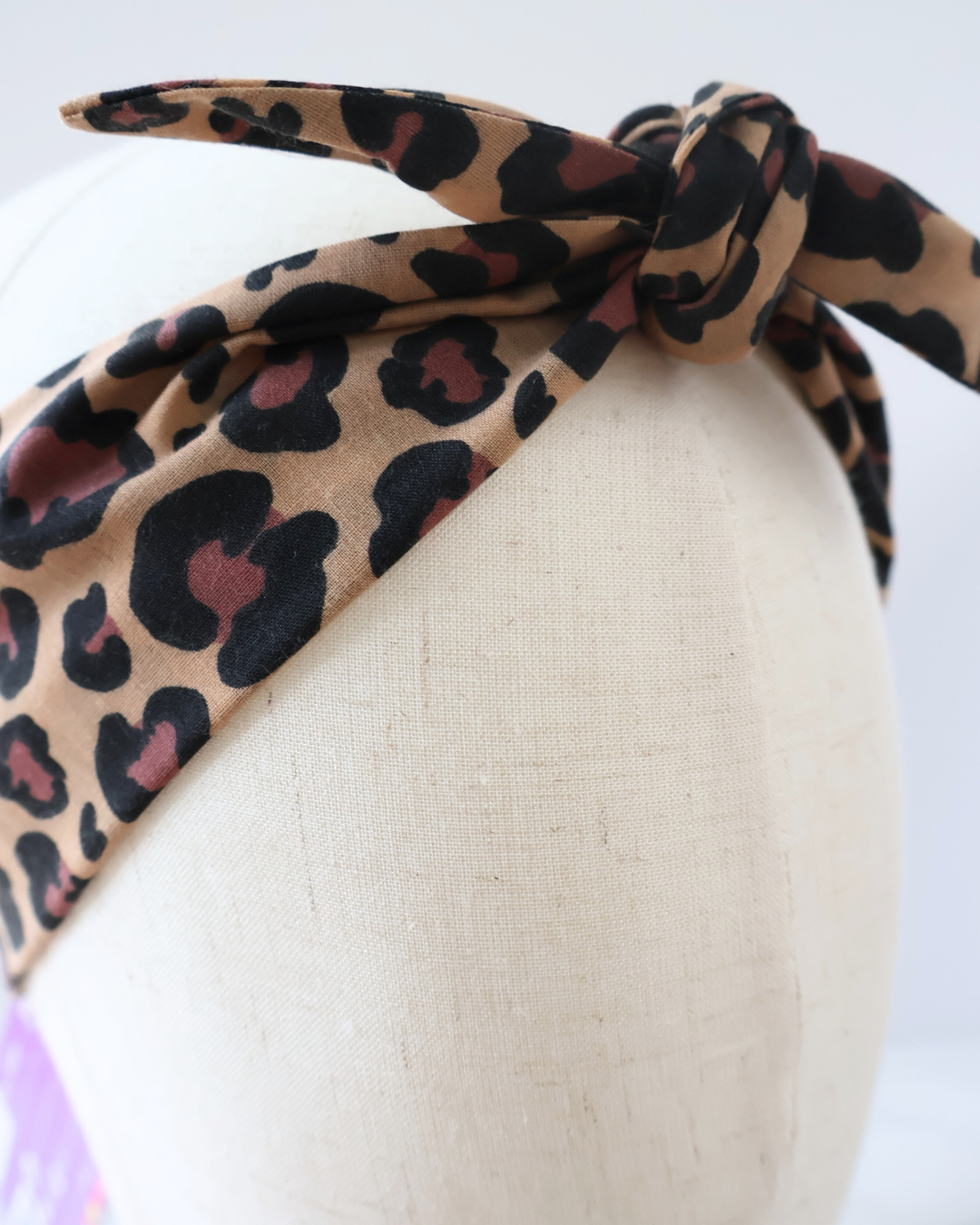 Retro Knotted Headband Leopard