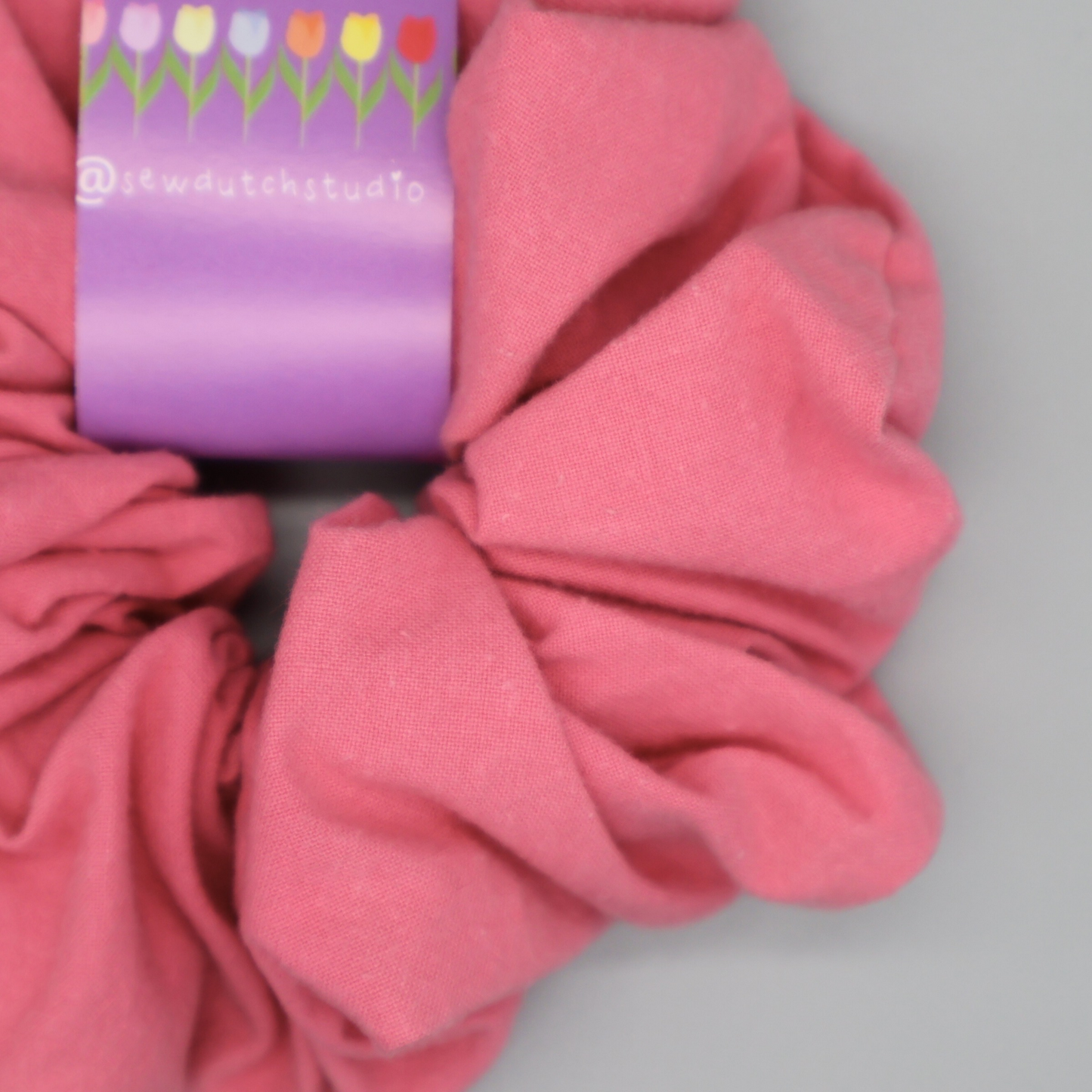 XL dusky rose scrunchie