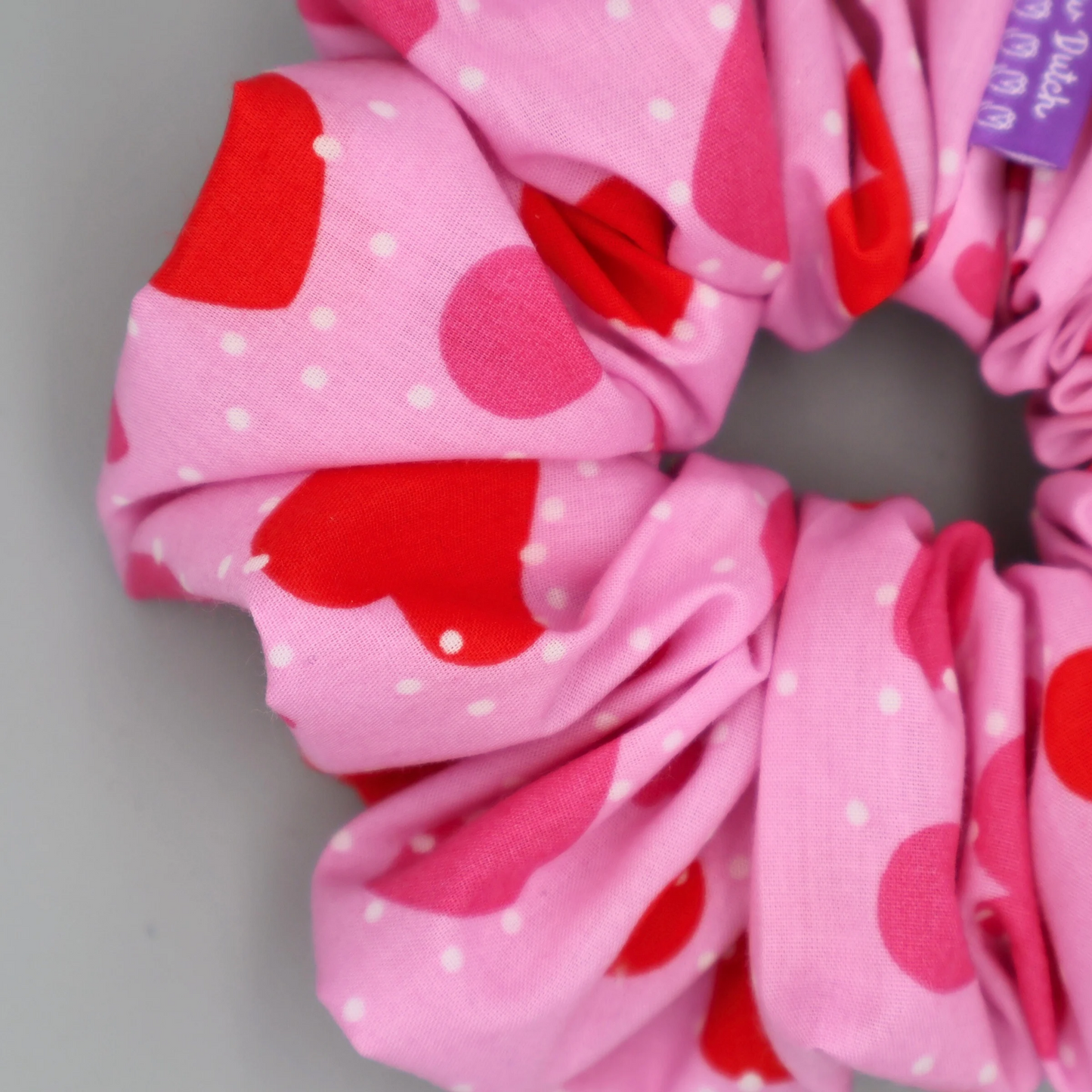 XL Valentine Hearts scrunchie