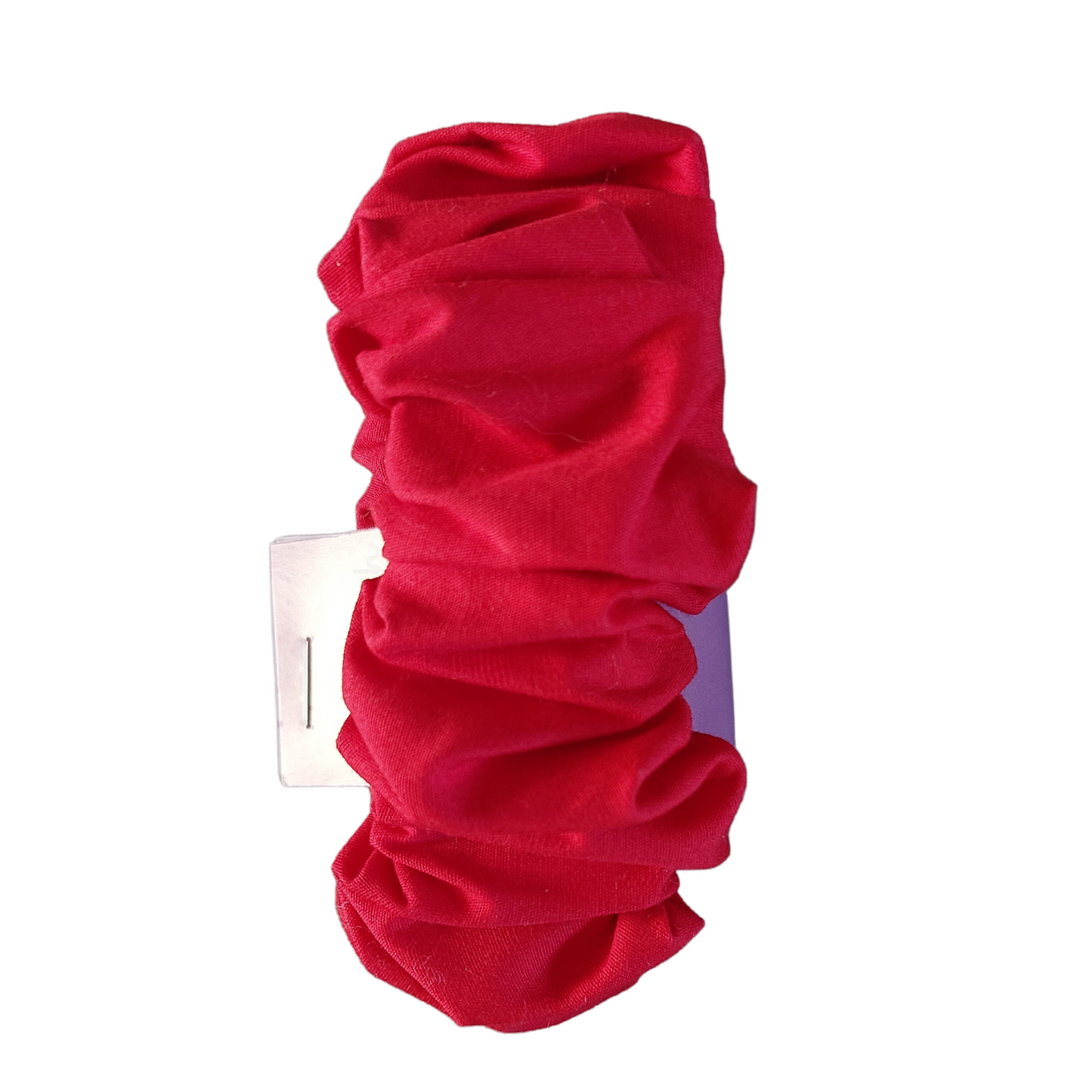 Wide elastic plain red