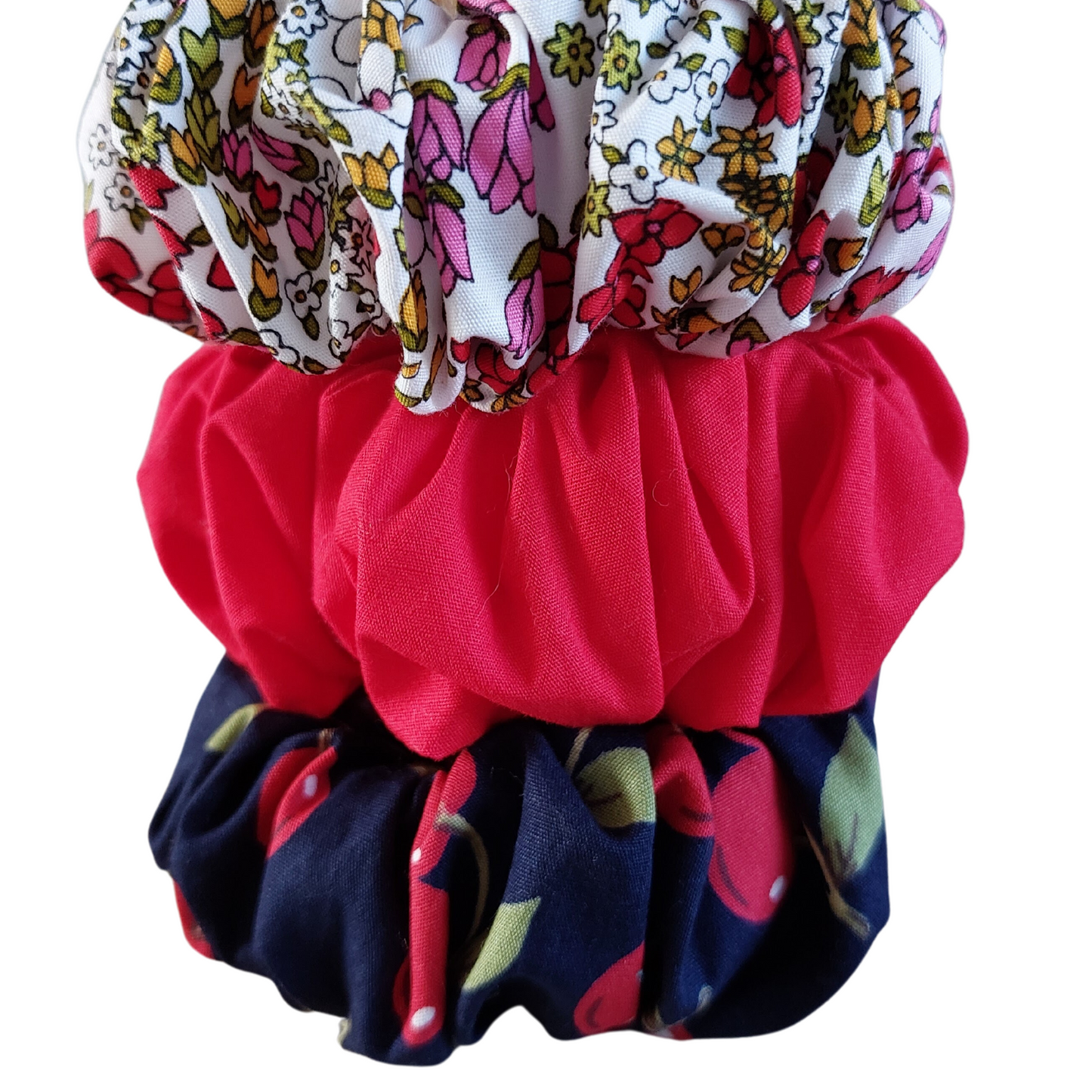 Wide elastic plain red