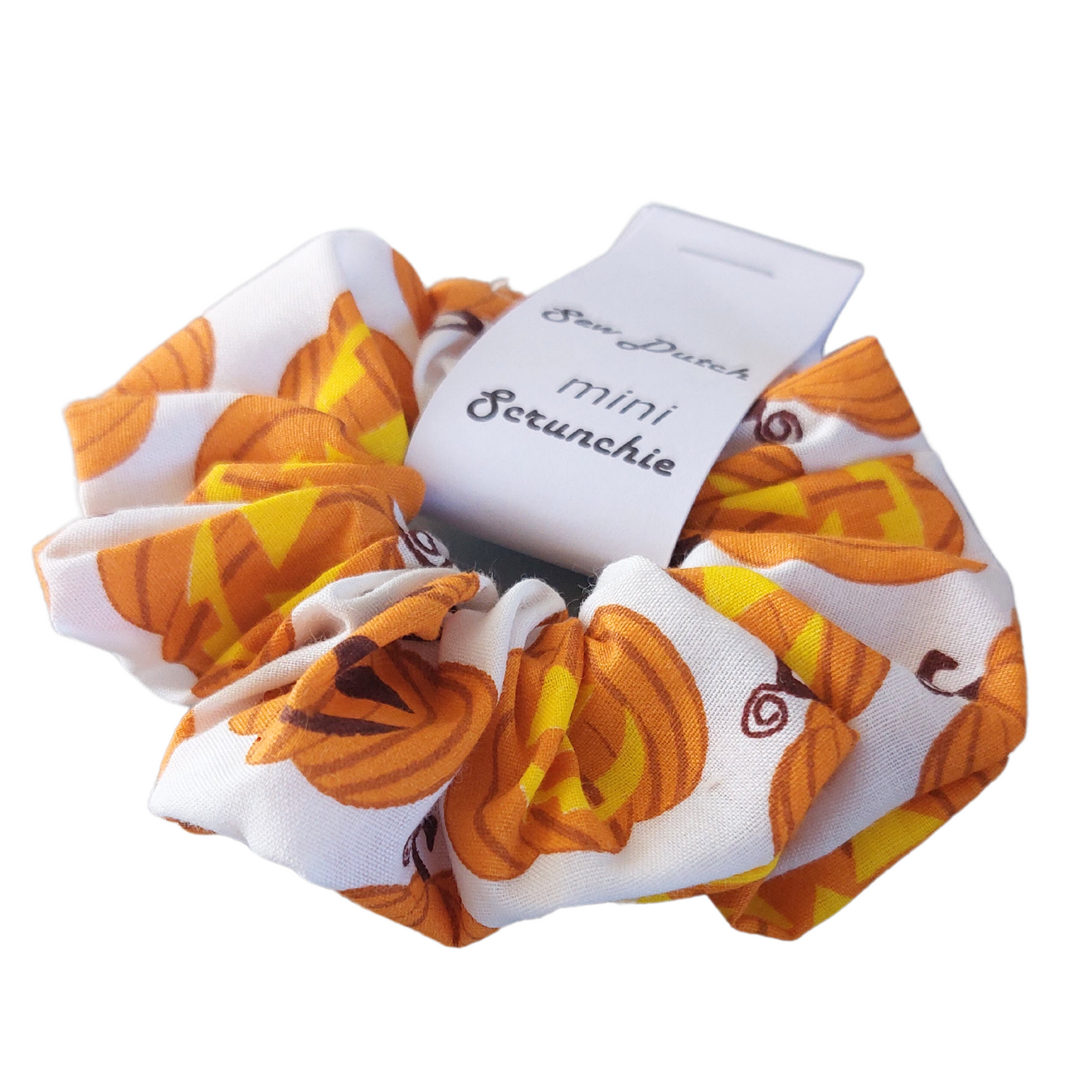 Mini scrunchie Halloween pumpkins