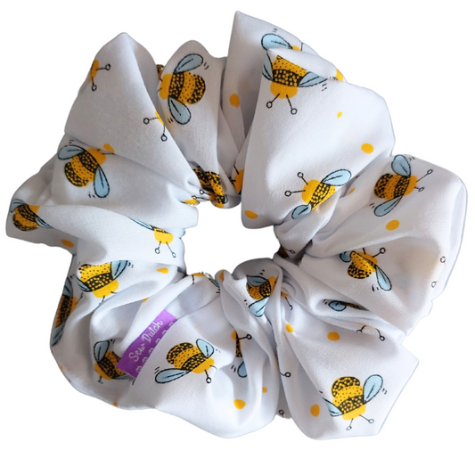 XL scrunchie bees