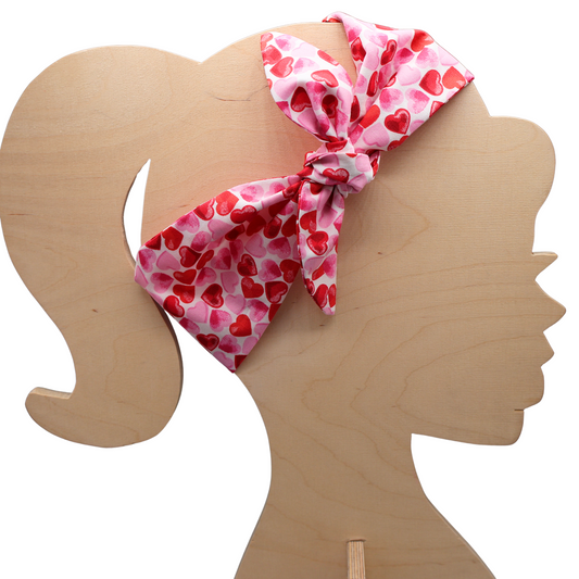 Retro Knotted Headband Valentine