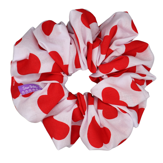 XL Large Heart Scrunchie