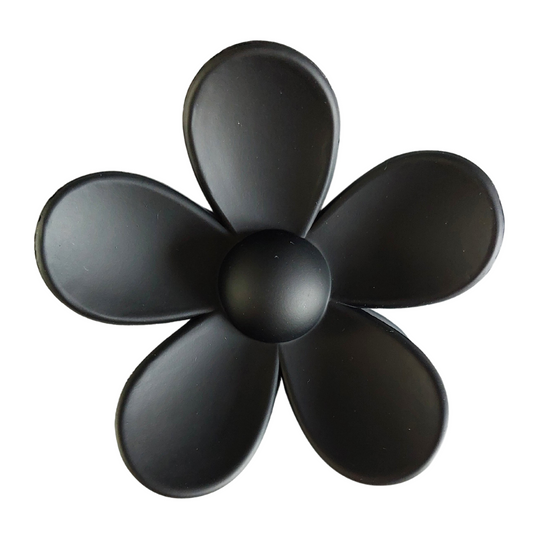 Black Daisy Hair Claw