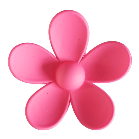 Hot Pink Daisy Hair Claw