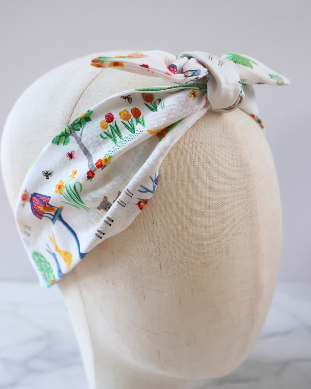 Retro Knotted Headband Spring