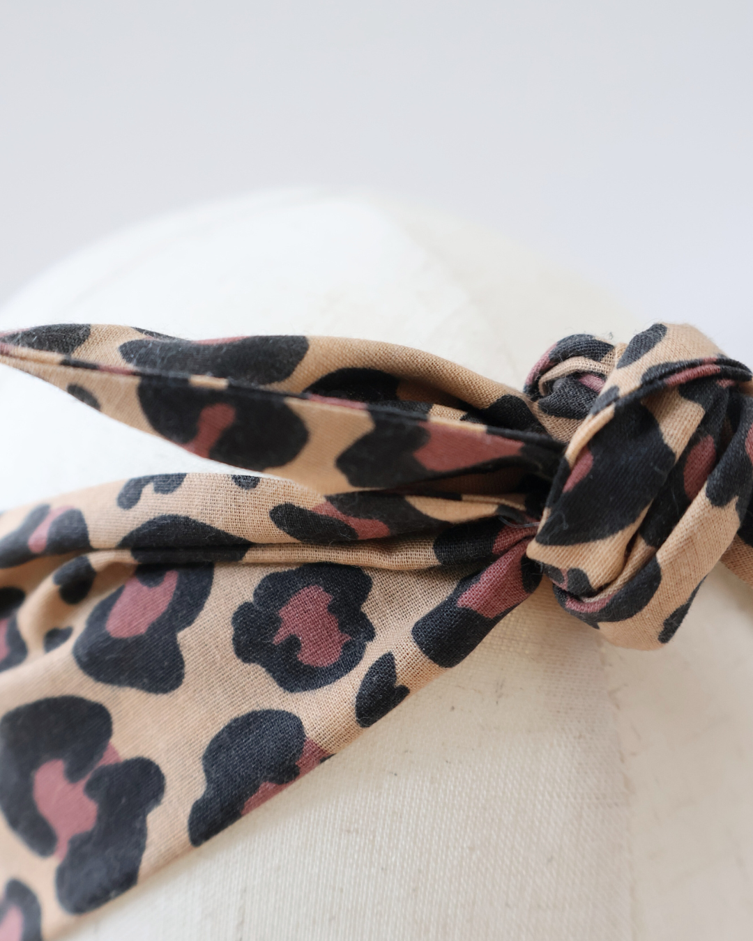 Retro Knotted Headband Leopard