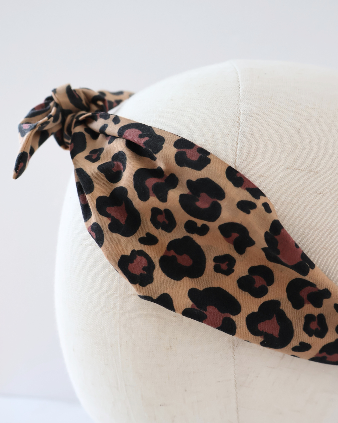 Retro Knotted Headband Leopard