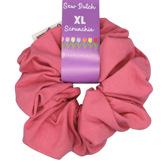 XL dusky rose scrunchie