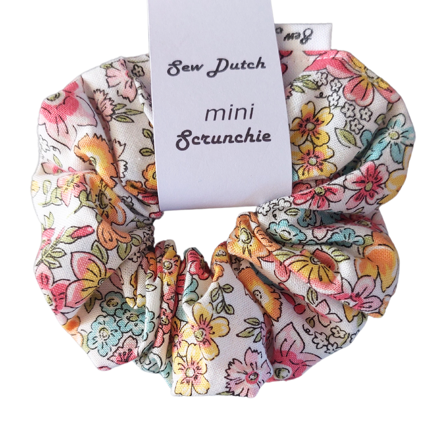 Mini scrunchie summer ditsy